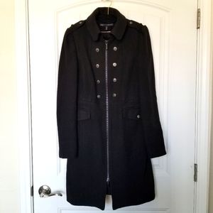 White House Black Market Coat, Size S, Black.